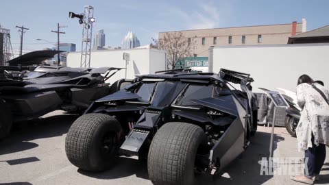 Insider look at the Super Secret Batmobiles at Warner Bros.