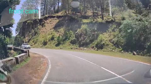 Accident averted-dash cam view