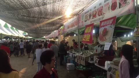 20 Second Korea_ Festival Food Stalls