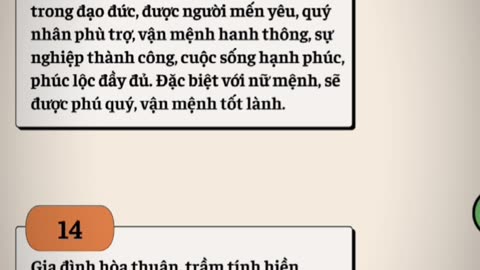 Đoán vận mệnh qua ngày sinh (âm lịch ) Phần 2