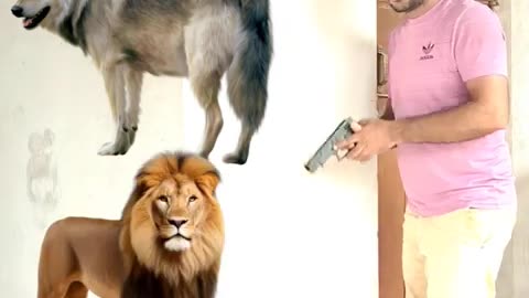 Popping elephant, bheriya, lion, lomri 🐘🦁🐆#shorts #trending #animals
