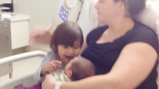 Moments When Kids Meet Newborn Babies