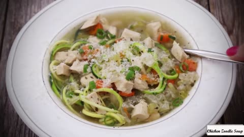 Chicken zoodle Soup