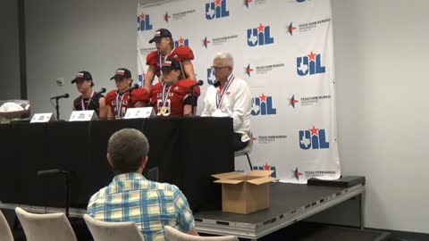 2021 Lorena Leopards TX UIL 3a Div I State Champion Press Conference