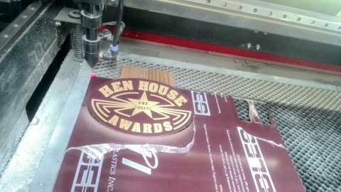 ENGRAVING A Plastic Sign