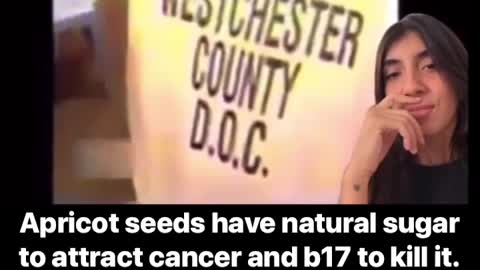 Thrown in jail for five years for selling apricot seeds because they cure cancer