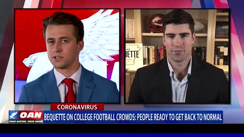 Jake Bequette on college football crowds: People ready to get back to normal