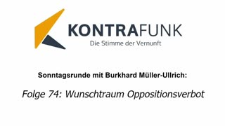 Die Sonntagsrunde mit Burkhard Müller-Ullrich - Folge 74: Wunschtraum Oppositionsverbot