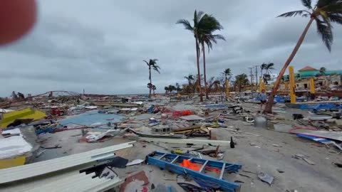 Devastating: Aftermath Of Hurricane Ian In Fort Myers Beach, FLorida