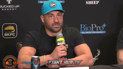 HIGHLIGHTS • LUKE ROCKHOLD VS MIKE PERRY FIERY KICKOFF PRESS CONFERENCE & FACE OFF VIDEO