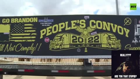 Trucker Convoy USA 2022 We Rise Meme