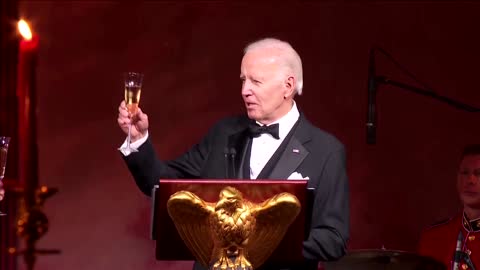 'Vive la France' says Biden at Macron state dinner