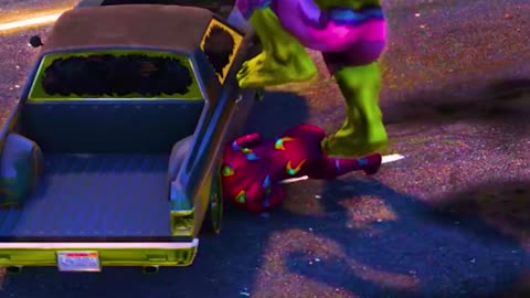 GTA V HULK CHEATED IRON MAN 😲 #shorts