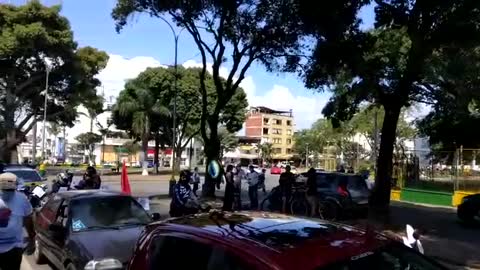 Así inició la caravana en pro del Páramo de Santurbán