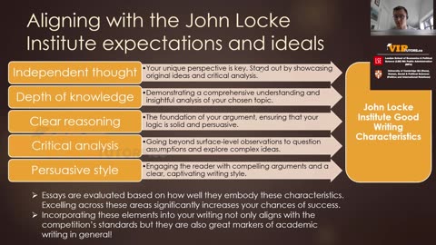 Academic Writing Techniques for the John Locke Essay Competition (Part 1 of 7)