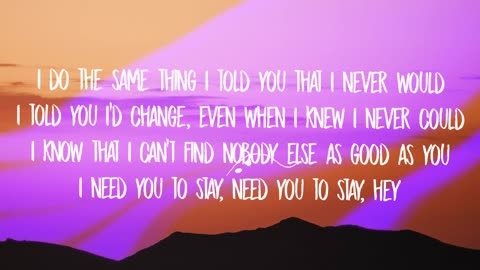 The Kid LAROI, Justin Bieber - Stay (Lyrics) | i do the same thing i told you that i never would