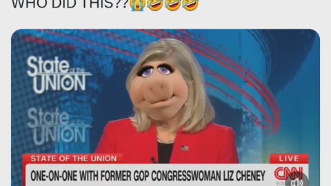 Miss Piggy and Liz Cheney