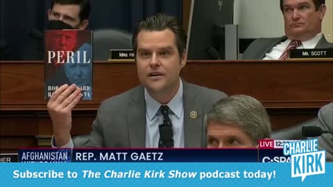 Matt Gaetz Questions Biden's Incompetent Administration About Failing Up!