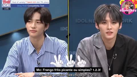 (TMI News) Quiz! Stray Kids Lee Know & Hyunjin’s Compatibility Test [Eng Sub] Stray Kids