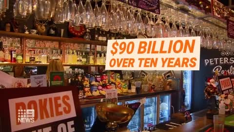 Plan to pull pokies machines from NSW pubs and clubs announced | 9 News Australia