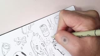 Drawing Timelapse of some doodles