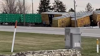 Massive Train Derailment In Springfield, Ohio
