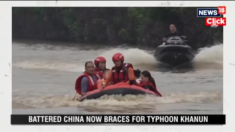 Children Rescued From Typhoon Doksuri Flooding In China | China Floods | English News