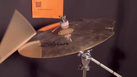 18” Zildjian A Custom Crash cymbal - modified