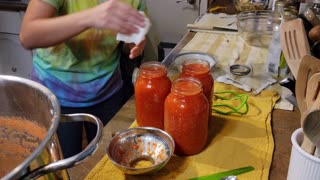 Canning Homemade Tomato Sauce