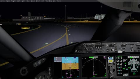 Munich EDDM cold and dark taxi and take off P3D4 Condor 787 IVAO