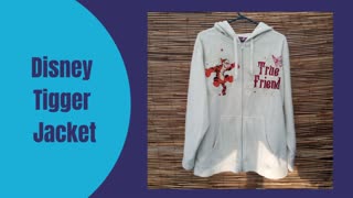 Disney Tigger Winnie the Pooh Fleece True Friend Jacket