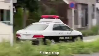 Scooter vs Cop Car