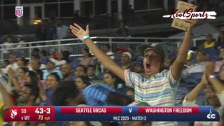 MLC 2023 Highlights 3rd Match, Seattle Orcas vs Washington Freedom