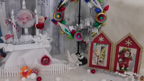 Retro decoration for Christmas, creative and unique ideas take you to 50s