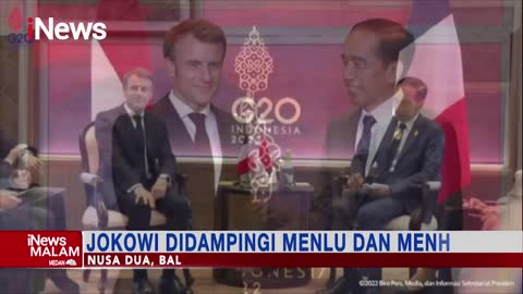 Disela KTT G20, Presiden Jokowi Lakukan Pertemuan dengan Presiden Prancis