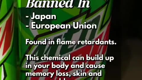 Ingredients that are banned in other countries