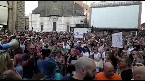 Manifestazione "Stop Dittatura" del 31/07/2021 a Bologna