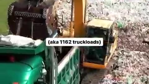 3,875,000 kg of trash intercepted in the Rio Motagua, Guatemala.