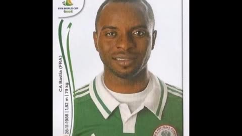 PANINI STICKERS NIGERIA TEAM WORD CUP 2014