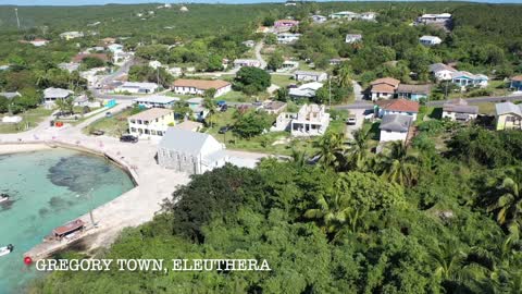 Eleuthera, Bahamas - Gregory Town | 4k Drone Flyover