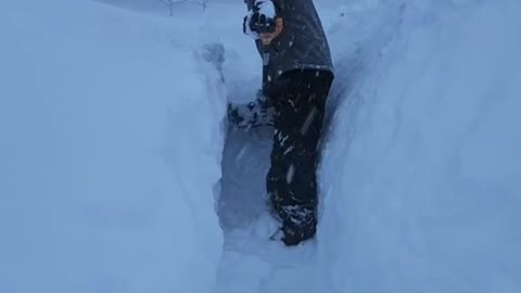 making my husband dig a tunnel to my neighbor so we can drink together while we're snowed in