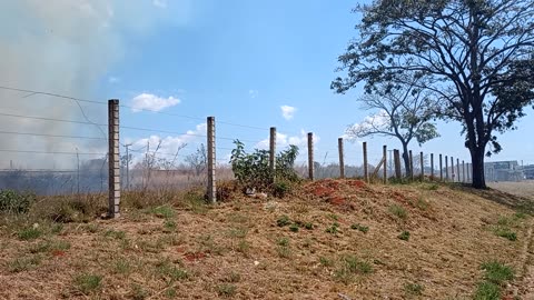 Temporada de Seca e Fogo no Brasil.