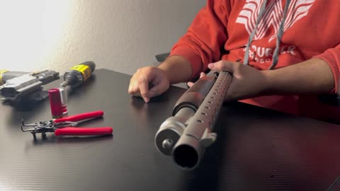 Tokarev TX3 - Clearing the mag tube of a jammed dummy round.