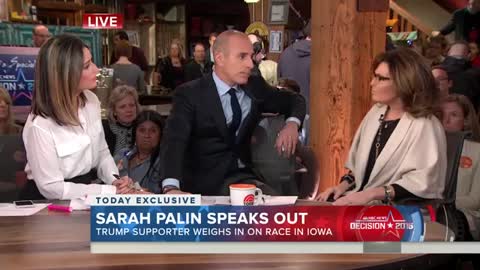 Sarah Palin Talks Support For Donald Trump Comments On Obama And PTSD