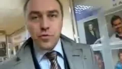 Ukrainian TV boss assaulted and forced to resign by far-right Svoboda - 2014