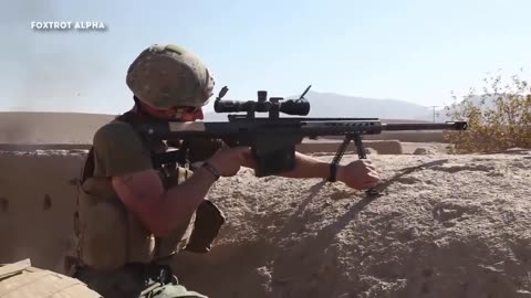 U.S. Marines Engage Insurgents in Heavy Firefight Near Sangin, Afghanistan