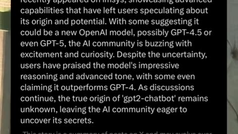 Incredible performance from gpt2-chatbot but who created it and why?
