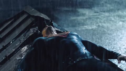 Batman vs Superman fight scene