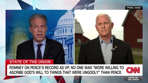 Romney claims Pence behaved 'ungodly' as VP. Hear Pence's response