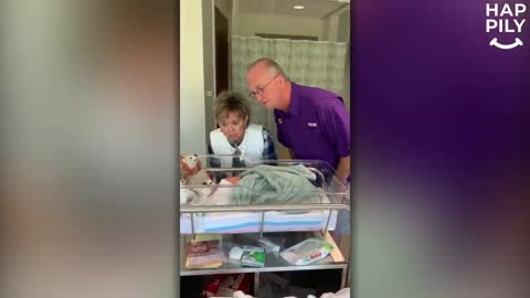 Grandpa Cries When He Discovers Baby Is Named After Him